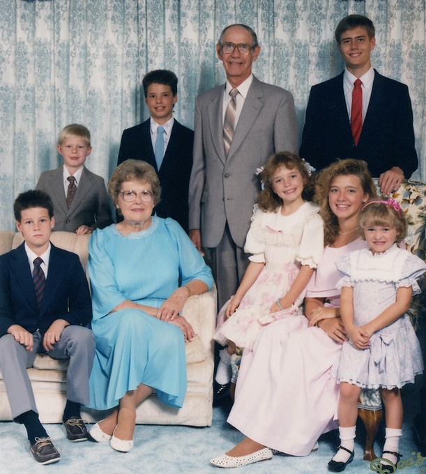 ClarenceEstherGrandkids1987