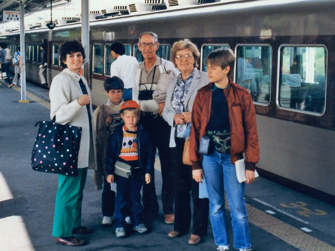 ClarenceEstherLindaEliotJordanAdamNikkoTrain1984
