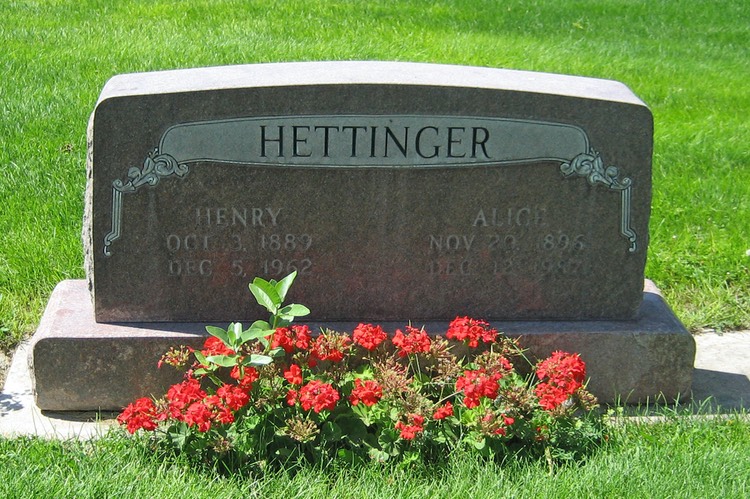 HH303 HeadstoneHenryAliceHettinger 5020