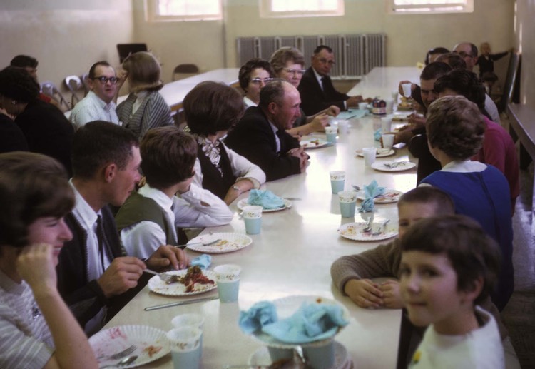 JL176 FamilyTableKatherines80thBday 1965